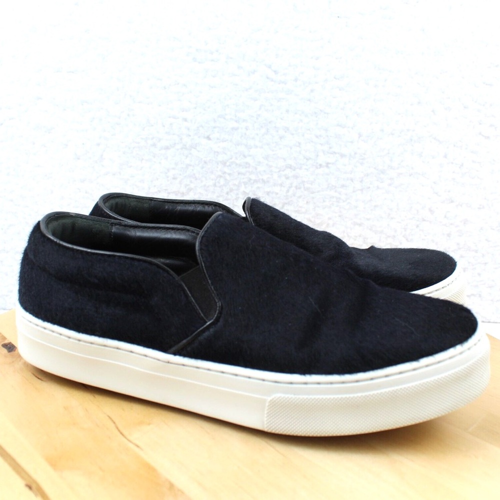 Celine Black and White Slip-On Sneakers